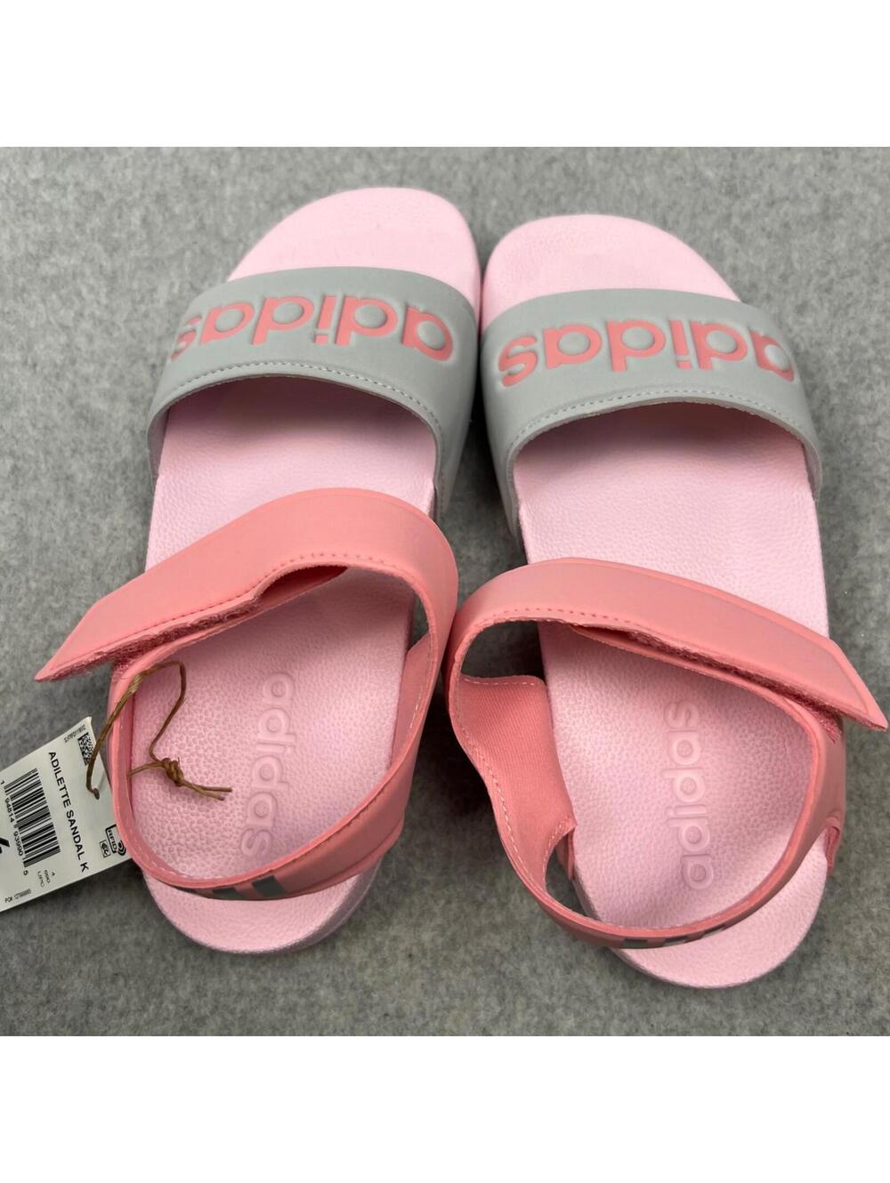 ADIDAS Kids Adilette Slides Sandals 4 youth Girls Classic Beach Summer Vaca - Picture 7 of 8
